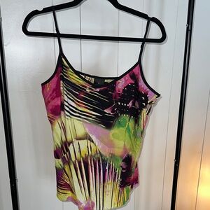 Worthington Vibrant Abstract Camisole